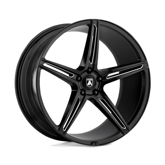 Asanti Black ABL-22 ALPHA 5 20x9 Gloss Black Milled 5x114.3 35mm