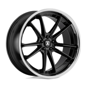 Asanti Black ABL-23 SIGMA 20x9 Gloss Black W/ Chrome Lip 5x114.3 35mm