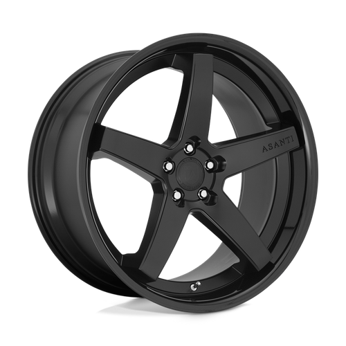 Asanti Black ABL31 REGAL 20x10.5 Satin Black W/ Gloss Black Lip 5x114.3 38mm