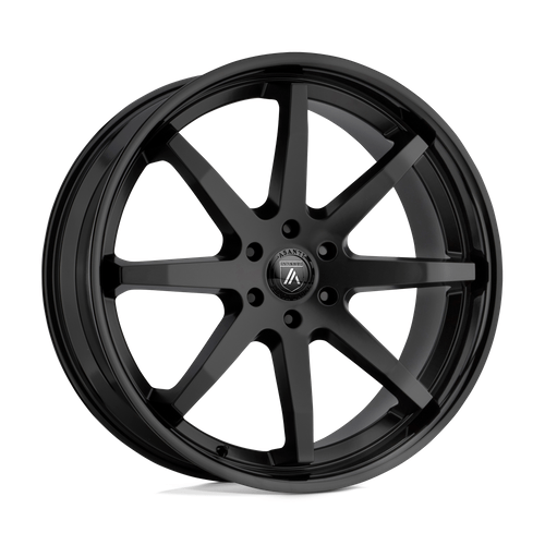 Asanti Black ABL-32 KAISER 20x9 Satin Black W/ Gloss Black Lip 6x135 30mm