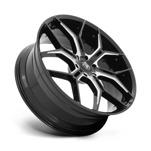 Asanti Black ABL-38 MONARCH TRUCK 22x9.5 Gloss Black Milled 6x135 38mm