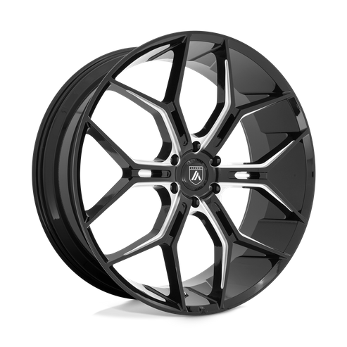 Asanti Black ABL-38 MONARCH TRUCK 22x9.5 Gloss Black Milled 6x135 38mm