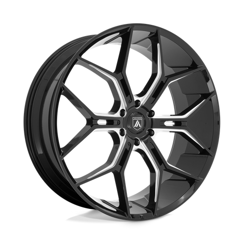 Asanti Black ABL-38 MONARCH TRUCK 22x9.5 Gloss Black Milled 6x135 38mm