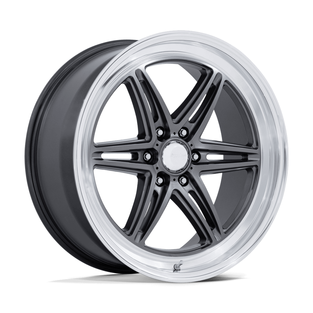 American Racing AR953 GROOVE 6 DRAG 22x9.5 Anthracite W/ Diamond Cut Lip 6x135 25mm
