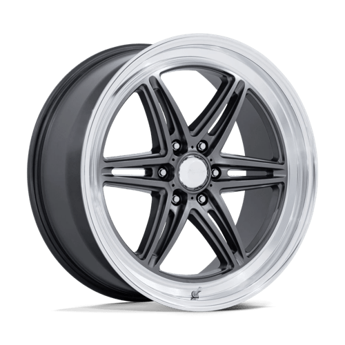 American Racing AR953 GROOVE 6 DRAG 22x9.5 Anthracite W/ Diamond Cut Lip 6x135 25mm