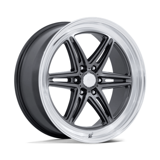 American Racing AR953 GROOVE 6 DRAG 22x9.5 Anthracite W/ Diamond Cut Lip 6x135 25mm