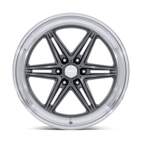American Racing AR953 GROOVE 6 DRAG 20x9.5 Anthracite W/ Diamond Cut Lip 6x135 25mm