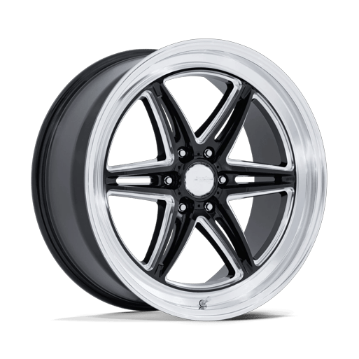American Racing AR953 GROOVE 6 DRAG 22x9.5 Gloss Black Milled W/ Dc Lip 6x135 25mm