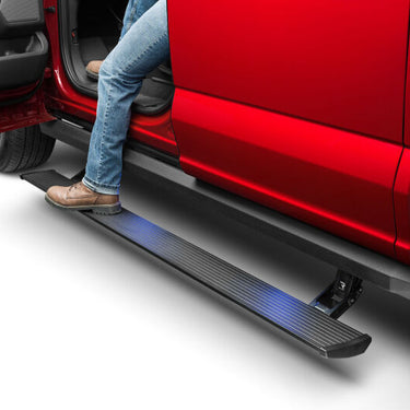 AMP Research 2021 Ford F-150 SuperCrew & 22-23 F-150 Lightning CC PowerStep XL - Black