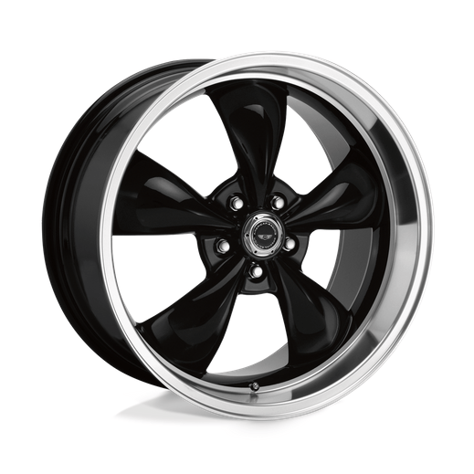 American Racing AR105 TORQ THRUST M 18x9 Gloss Black W/ Machined Lip 5x114.3 34mm