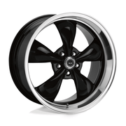 American Racing AR105 TORQ THRUST M 17x8 Gloss Black W/ Machined Lip 5x114.3 30mm