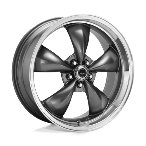 American Racing AR105 TORQ THRUST M 17x7.5 Anthracite W/ Machined Lip 5x114.3 45mm