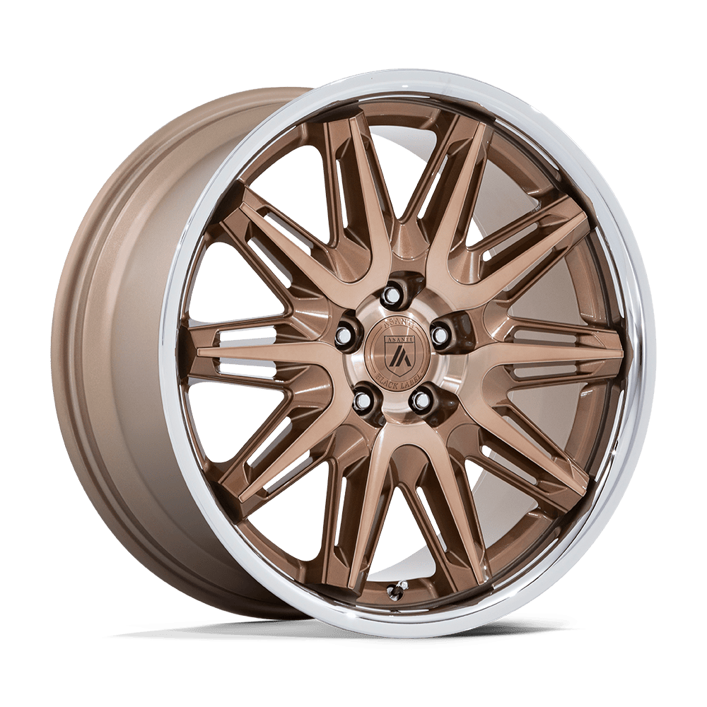 Asanti Black AB047 IMPERATOR 20x10.5 Bronze Machined W/ Ss Lip 5x114.3 40mm