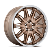 Asanti Black AB047 IMPERATOR 20x10.5 Bronze Machined W/ Ss Lip 5x114.3 40mm