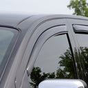 AVS 09-14 Ford F-150 Supercrew Ventvisor In-Channel Front & Rear Window Deflectors 4pc - Smoke