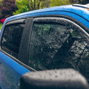 AVS 09-14 Ford F-150 Supercrew Ventvisor In-Channel Front & Rear Window Deflectors 4pc - Smoke