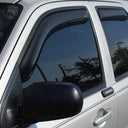 AVS 09-14 Ford F-150 Supercrew Ventvisor In-Channel Front & Rear Window Deflectors 4pc - Smoke