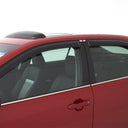 AVS 15-18 Ford F-150 Supercrew Ventvisor Outside Mount Window Deflectors 4pc - Smoke