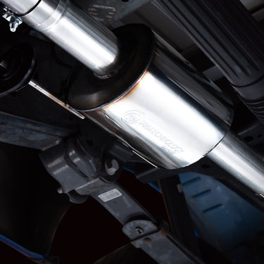 AWE 21+ Ford F150 Dual Side Exit Cat-Back Exhaust - 4.5in Diamond Black Tips *For Stock Y-Pipe Only