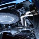 AWE 21+ Ford F150 Dual Side Exit Cat-Back Exhaust - 4.5in Diamond Black Tips *For Stock Y-Pipe Only