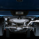 AWE 21+ Ford F150 Dual Side Exit Cat-Back Exhaust - 4.5in Diamond Black Tips *For Stock Y-Pipe Only