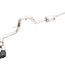 AWE 21+ Ford F150 Dual Side Exit Cat-Back Exhaust - 4.5in Diamond Black Tips *For Stock Y-Pipe Only