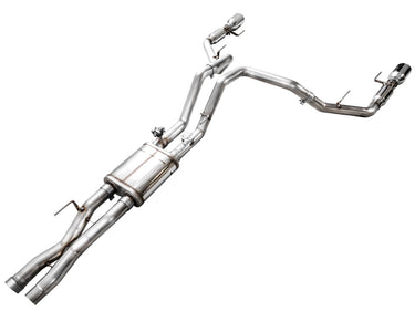 AWE Gen 3 Raptor SwitchPath Exhaust - Chrome Silver Tips