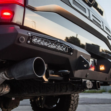 Addictive Desert Designs 17-18 Ford F-150 Raptor HoneyBadger Rear Bumper w/ 10in SR LED Mounts