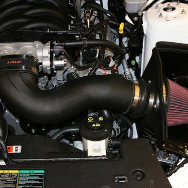 Airaid 05-09 Ford Mustang 4.6L Race Only (No MVT) MXP Intake System w/ Tube (Oiled / Red Media)
