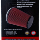 Airaid 10-14 Ford Mustang Shelby 5.4L Supercharged Direct Replacement Filter - Oiled / Red Media