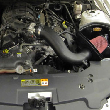 Airaid 11-14 Ford Mustang 3.7L V6 MXP Intake System w/ Tube (Dry / Red Media)