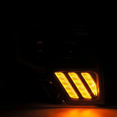 AlphaRex 09-14 Ford F-150 PRO-Series Projector Headlights Plank Style Black w/Activ Light/Seq Signal