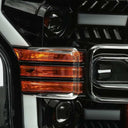 AlphaRex 15-17 Ford F-150 PRO-Series Proj Headlights Plank Style Gloss Blk w/Activ Light/Seq Signal