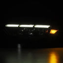 AlphaRex 15-17 Ford Mustang NOVA LED Proj Headlights Alpha Black w/Activ Light/Seq Signal/Switch DRL
