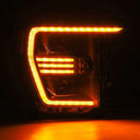 AlphaRex 21-22 Ford F150 PRO-Series Projector headlights Black w/Activ Light/Seq Signal