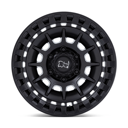 Black Rhino Hard Alloys BARRAGE 17x8.5 Matte Black 6x135 -10mm