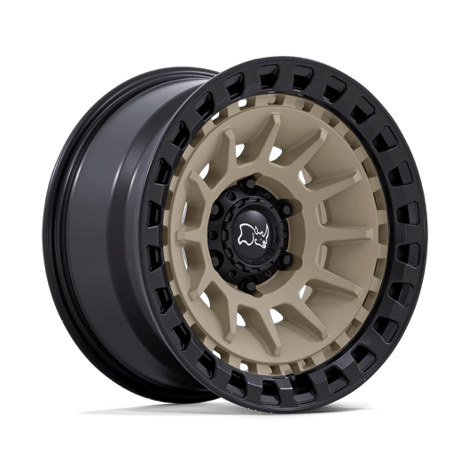 Black Rhino Hard Alloys BARRAGE 17x8.5 Desert Sand On Matte Black 6x135 -10mm