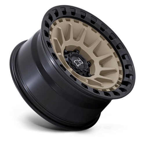Black Rhino Hard Alloys BARRAGE 17x8.5 Desert Sand On Matte Black 6x135 -10mm