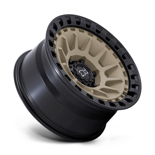 Black Rhino Hard Alloys BARRAGE 17x8.5 Desert Sand On Matte Black 6x135 -10mm