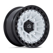 Black Rhino Hard Alloys BARRAGE 18x9 Gloss White On Matte Black 6x135 0mm