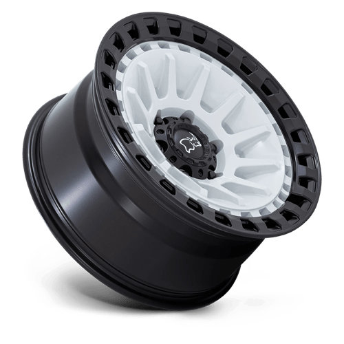 Black Rhino Hard Alloys BARRAGE 18x9 Gloss White On Matte Black 6x135 0mm