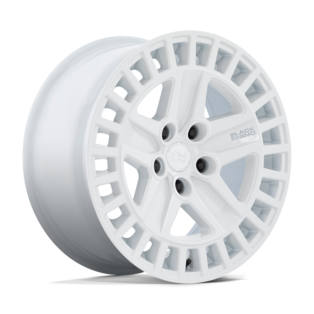 Black Rhino Hard Alloys ALSTON 18x8.5 Gloss White 5x114.3 25mm