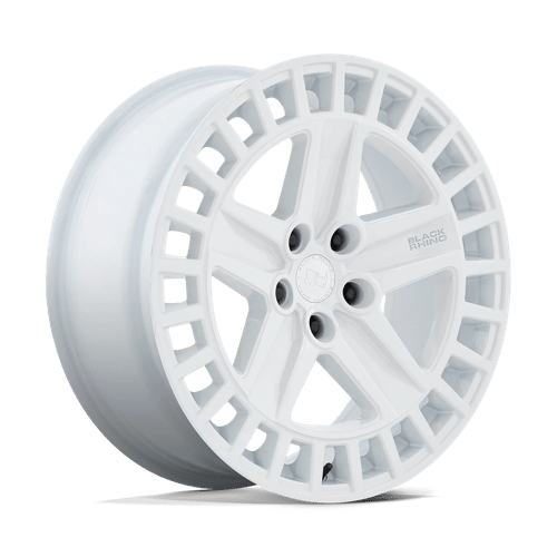 Black Rhino Hard Alloys ALSTON 20x8.5 Gloss White 5x114.3 25mm