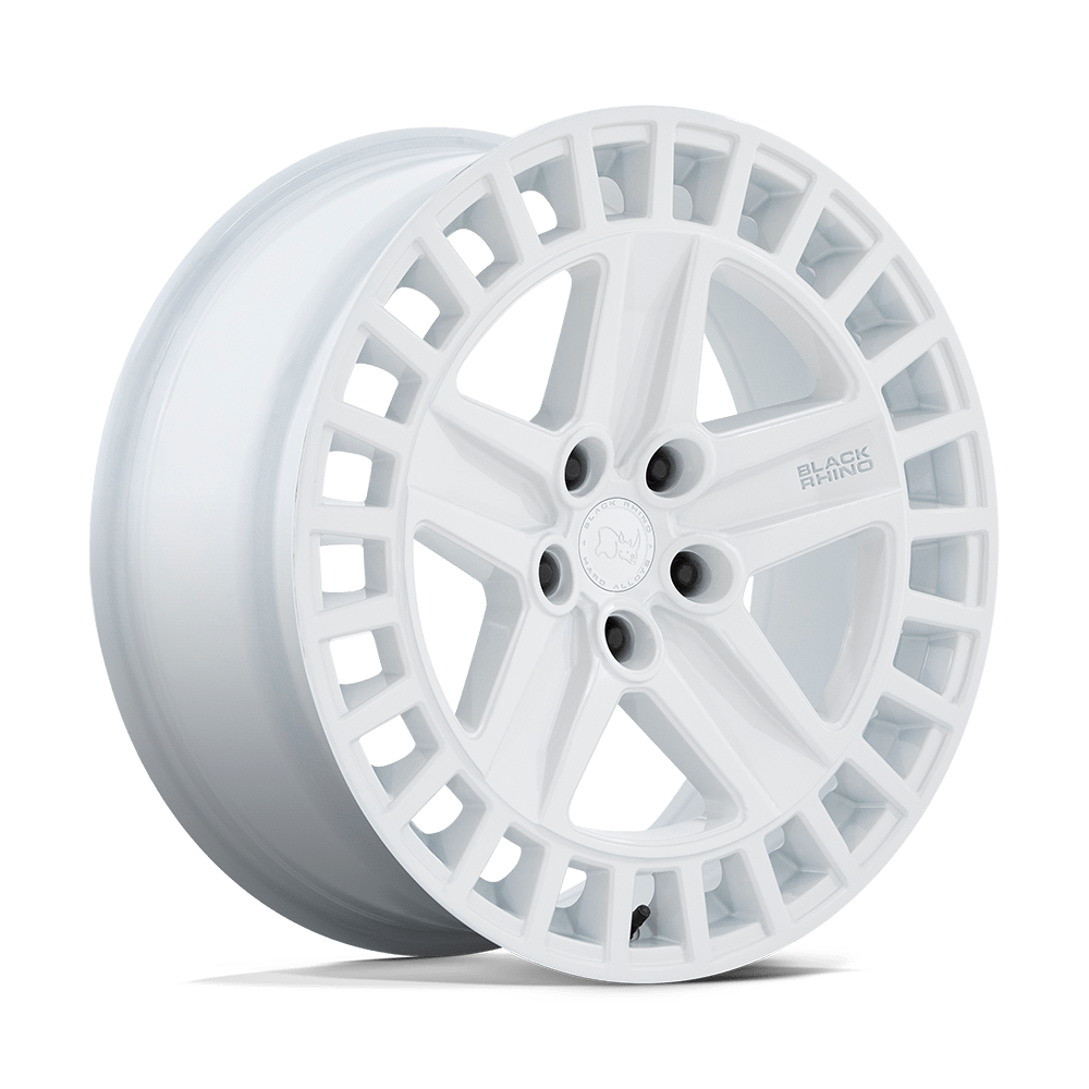 Black Rhino Hard Alloys ALSTON 20x8.5 Gloss White 5x114.3 25mm