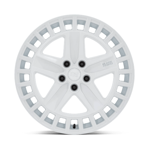 Black Rhino Hard Alloys ALSTON 20x8.5 Gloss White 5x114.3 25mm