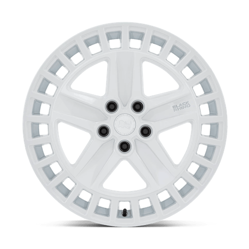 Black Rhino Hard Alloys ALSTON 20x8.5 Gloss White 5x114.3 25mm