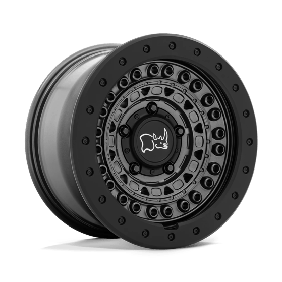 Black Rhino Hard Alloys BARRICADE 17x8.5 Gun Black W/ Black Rock Guard 6x135 10mm