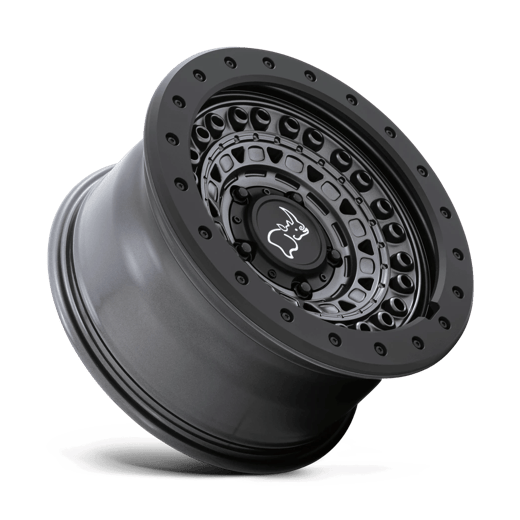 Black Rhino Hard Alloys BARRICADE 18x9 Gun Black W/ Black Rock Guard 6x135 10mm