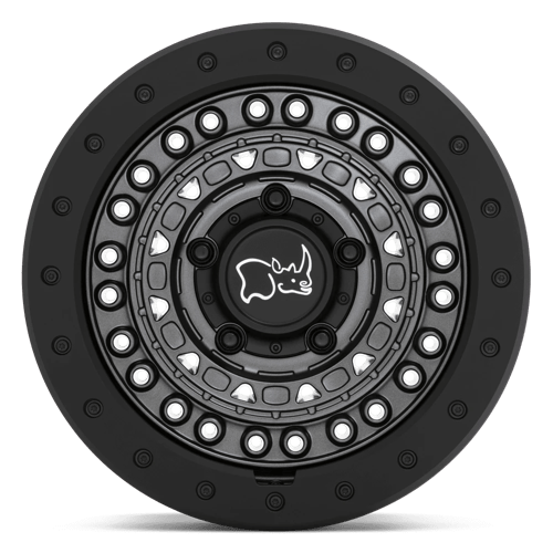 Black Rhino Hard Alloys BARRICADE 17x8.5 Gun Black W/ Black Rock Guard 6x135 10mm