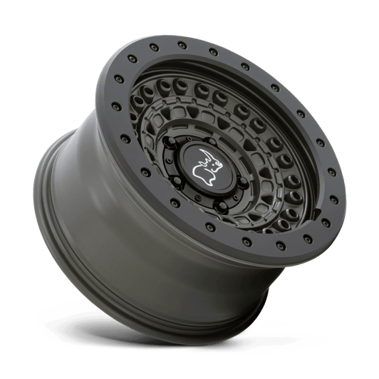 Black Rhino Hard Alloys BARRICADE 18x9 Olive Drab Green W/ Blk Rock 6x135 10mm